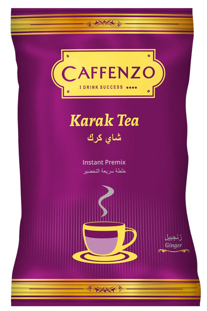 Karak Tea Ginger Premix - Caffenzo Blend - 1 KG X 12 pcs